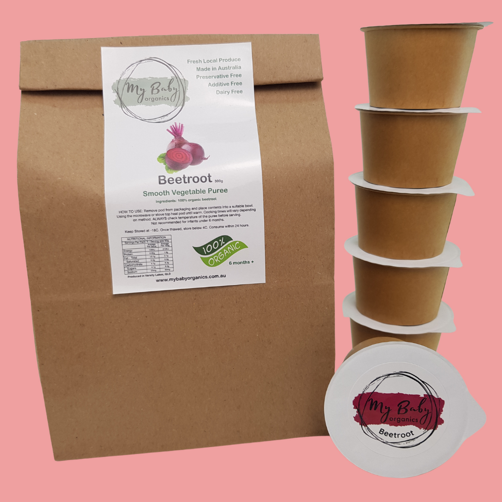 Beetroot Purée 6x Organic Baby and Toddler Pods