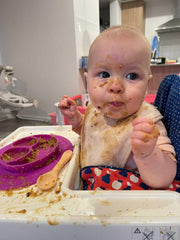 Suction based plate, meal times made easy | 5 star rating | My Baby Organics Australia