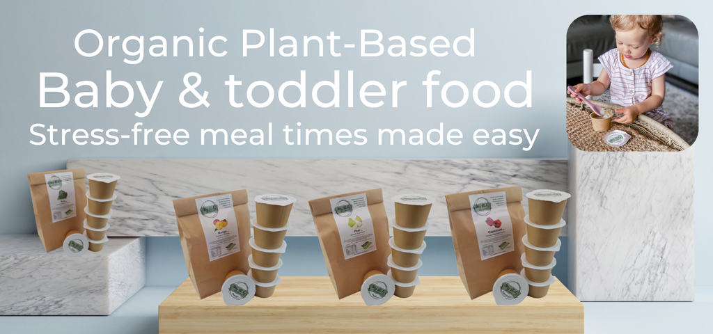 Individually frozen organic plant-based baby and toddler food - My Baby Organics Australia 
