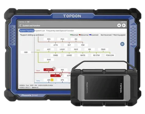 Topdon Phoenix Smart Advanced Intelligent 12/24v Diagnostic Scan Tool