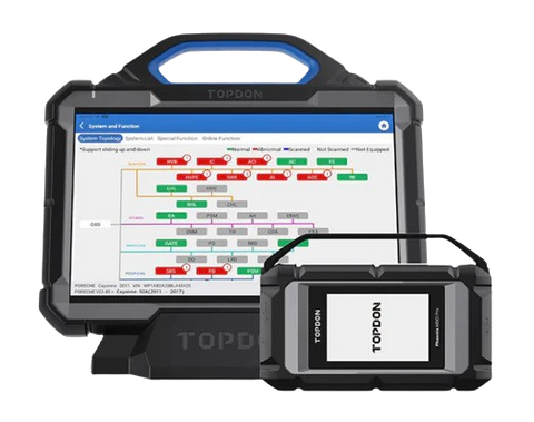 Topdon Phoenix Max Professional Diagnostic Scan Tool 12/24 V With Or Without Truck Adapter Kit