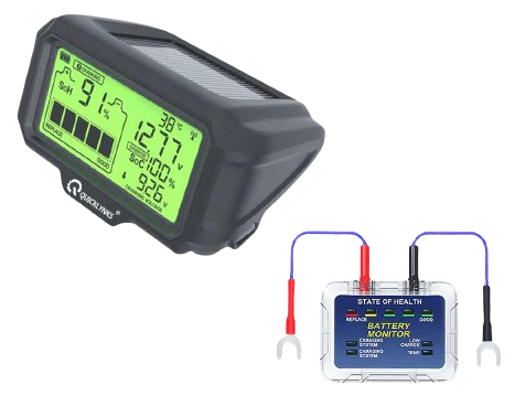 Quicklynks BM5 Bluetooth Battery Monitoring System with HUD