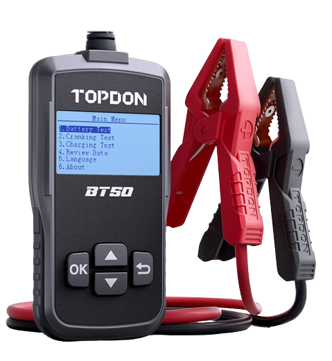 Topdon TOPDON BT200 Car Battery Tester 12V 24V Load Tester, 100