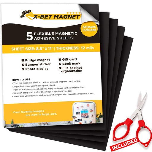  Magnefic Magnetic Squares, 1 Tape Sheet of 70 Magnetic Squares  (Each 20x20x2mm), Magnet on one Side, Self Adhesive on The Other Side.  Perfect for Fridge Organisation, Art Project, Vision Board 