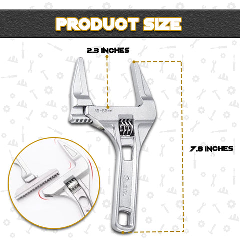 US$ 27.80 - Super Wide Adjustable Wrench - www.maicei.com