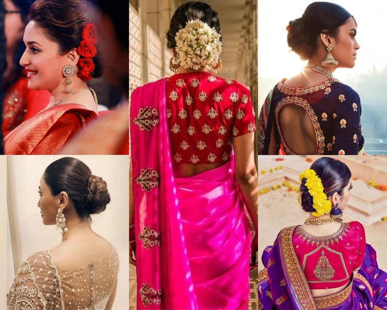 Latest Banarasi Saree Ideas for Newly married Girls - Banarasi silk Saree  Jewellery and Hairstyle - YouTube