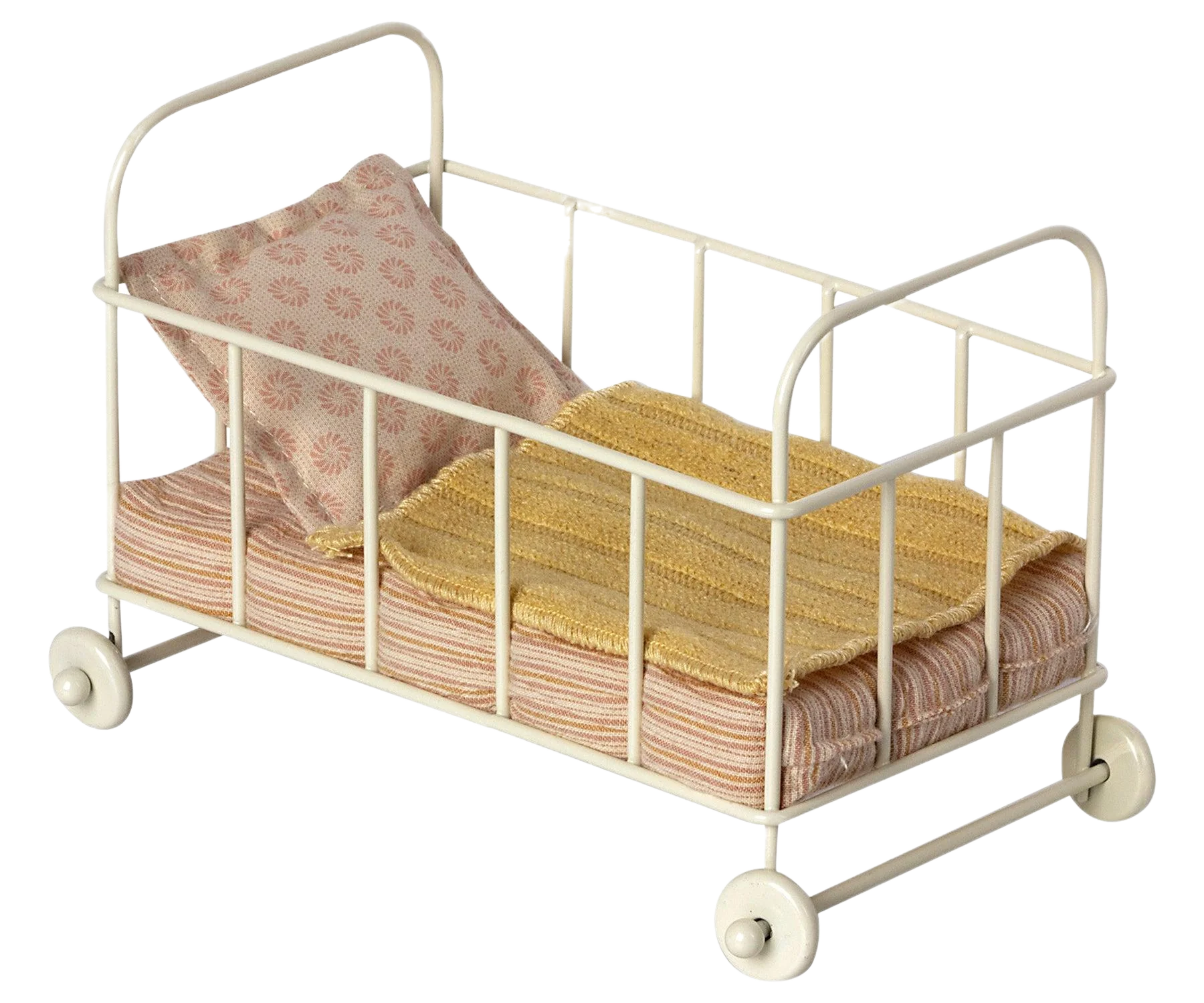Maileg Cot Bed, Micro Rose
