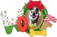 dog ornament photo holder frame