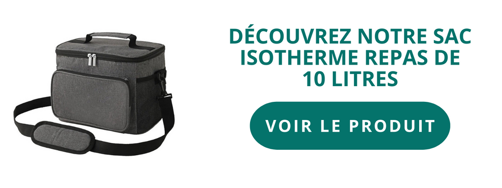 Sac isotherme repas 10 litres