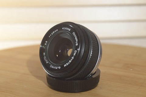 Fab Osawa 28mm f2.8 OM Lens. A perfect addition to your vintage