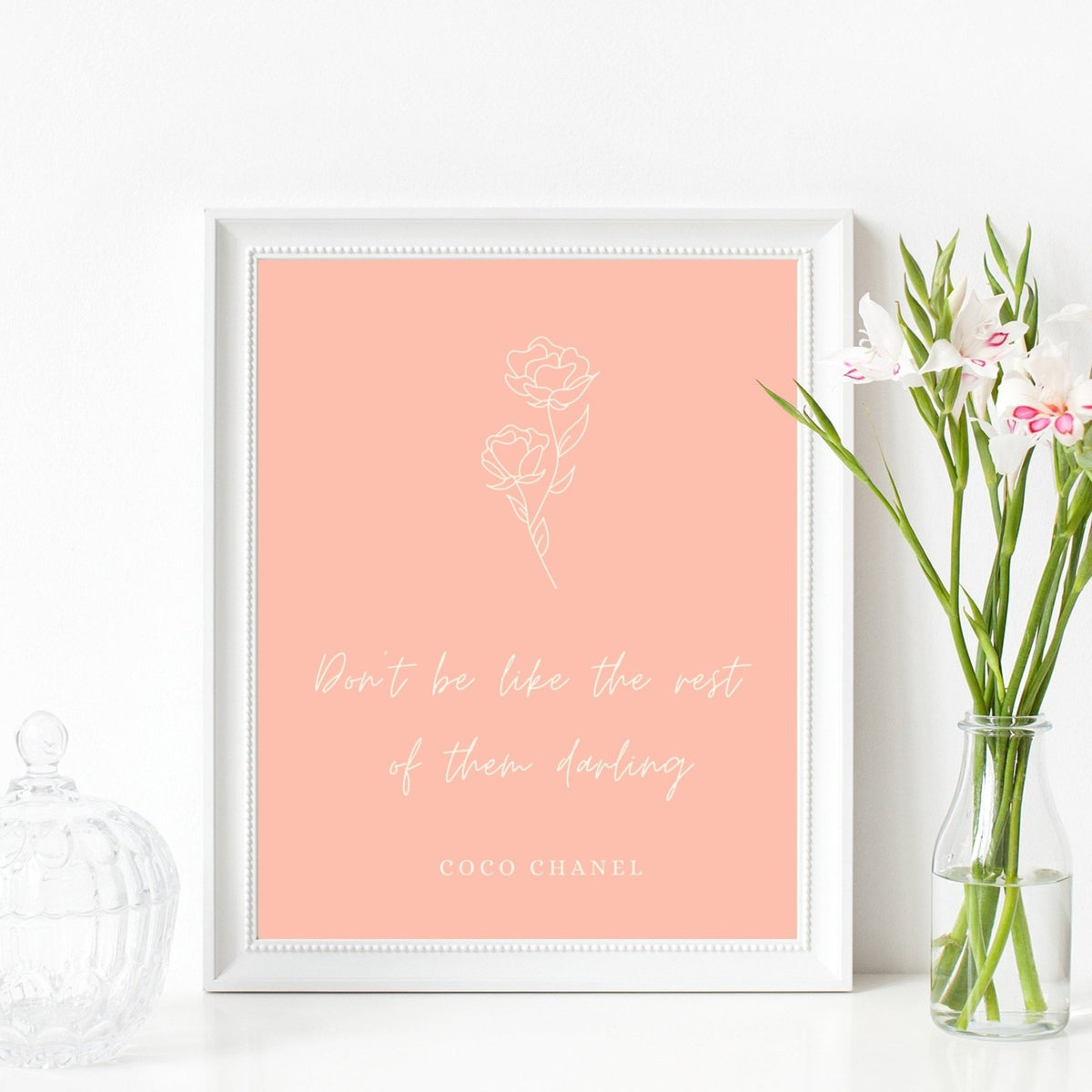 Coco Chanel Quote Printable | Downloadable Wall Art | Keep Things Personal  – Keep Things Personal