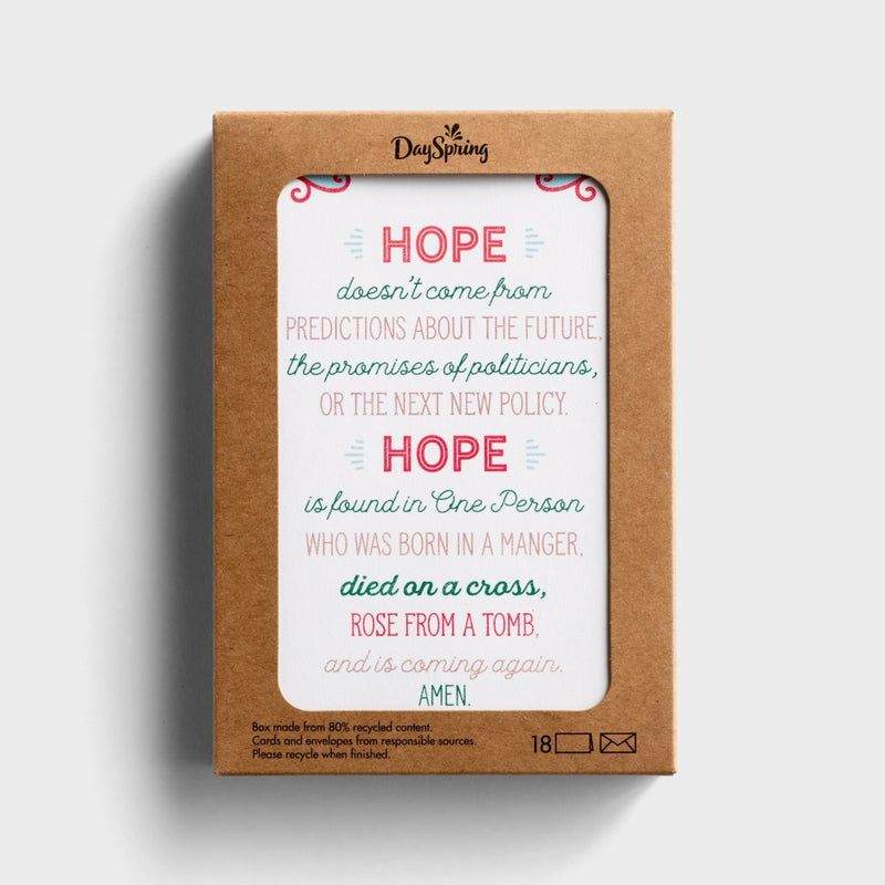 Good Steward - Hope is Found - 18 Christmas Boxed - The Country Christmas Loft