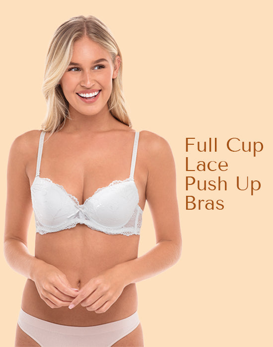 5 Pack Full Cup Lace Push Up Bras