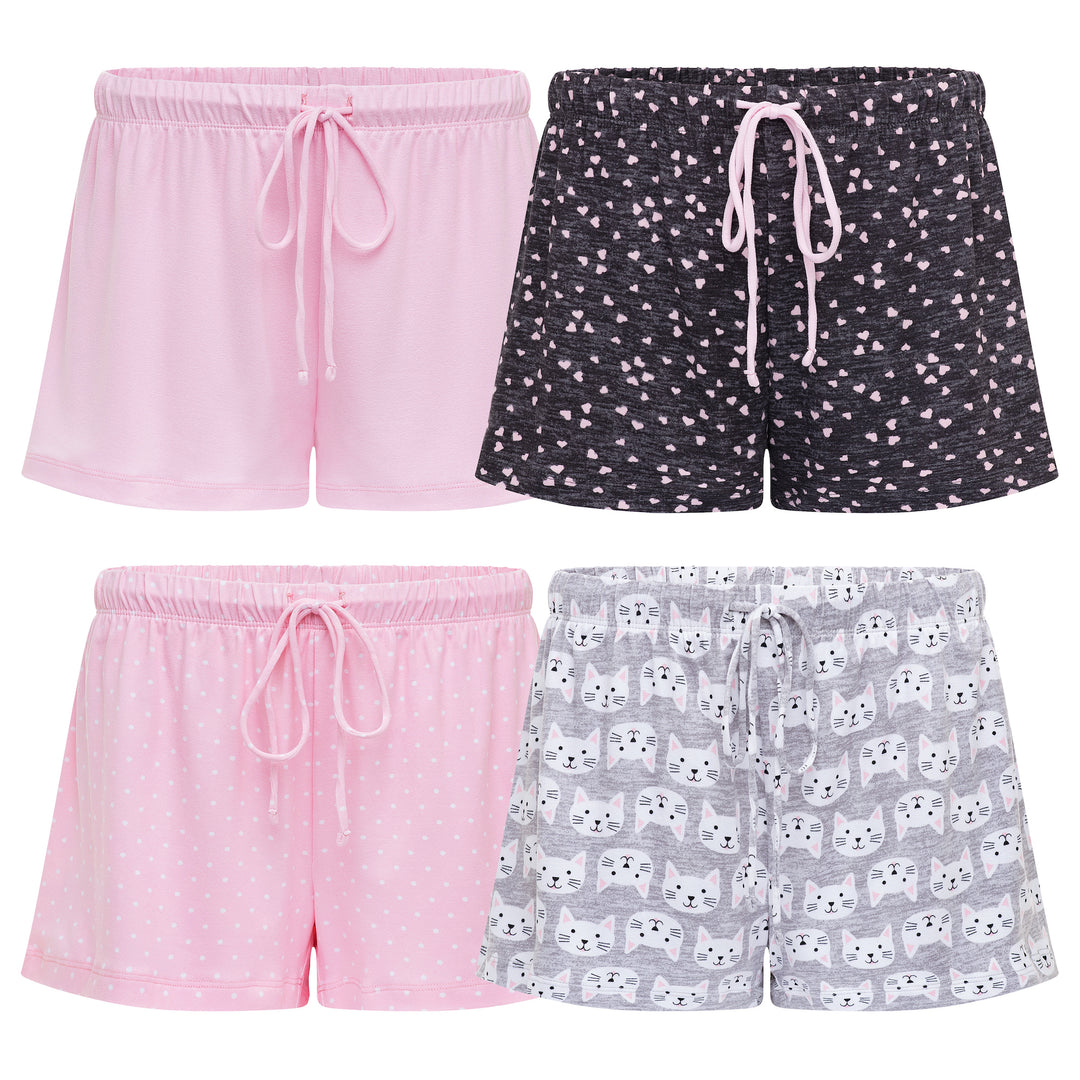 Pillow Talk Pajama Shorts - 4 Pack