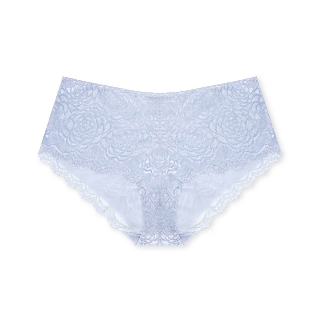 Rene Rofe Girls' Julianna Underwear – 5 Pack Stretch Cotton Hipster Briefs  (Size: 7-16), Size 14-16, Lavender/Grey/Aqua/White/Pink