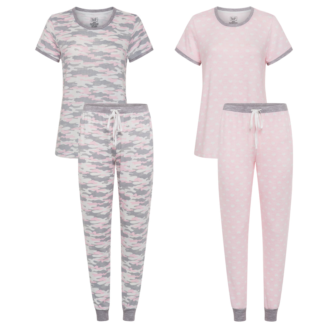 Rene Rofe 2 Pack: Lounge Sleep Joggers for Women, Summer Pajama Pants at   Women's Clothing store