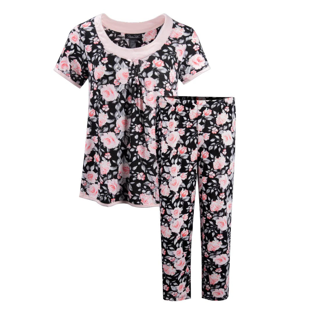 René Rofé Girl Pink & Black 'Girl Power Level Up' Toddler Pajama Set 10