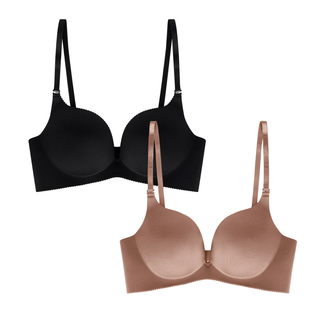 Bras – Comfortable Lace, Wireless Push-up Soft Bra for Daily Wear – René  Rofé