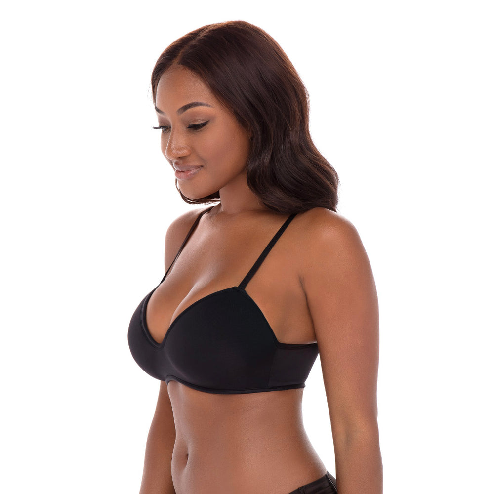Rene Rofe Women's Scalloped Lace Pleasure Full Cup Bra Black 36F :  : Clothing, Shoes & Accessories