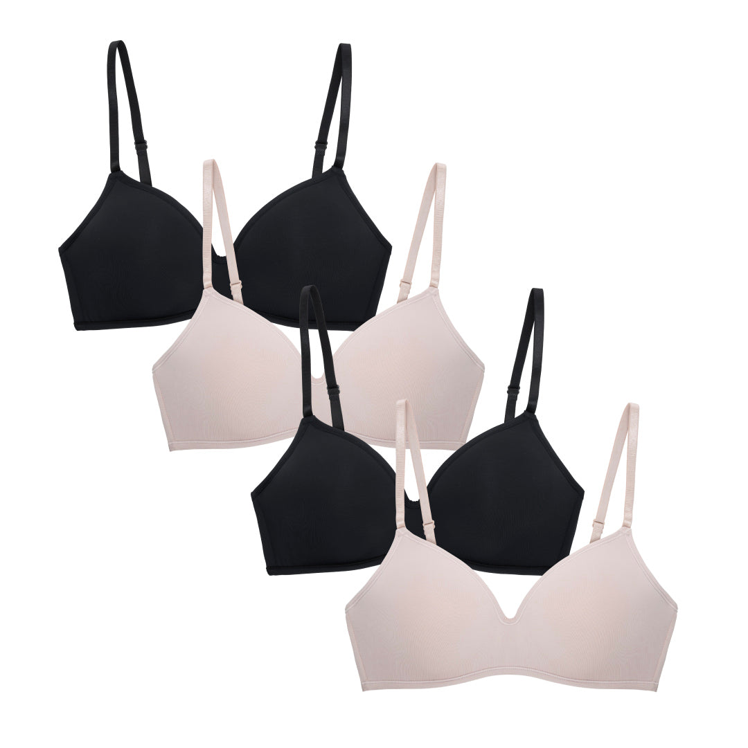 René Rofé Lingerie 6 Pack Women's Bandeau Bra Removable Pads Seamless  Strapless Bralette Tube Top Bra (Lace 6 Pack, Small/Medium) at   Women's Clothing store