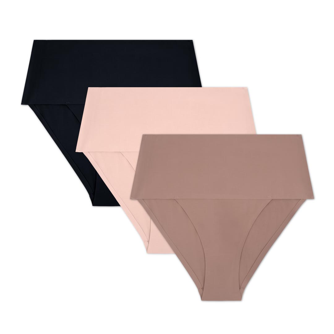  Thong Shapewear For Women Tummy Control Seamless High Waist Body  Shaper Panties Shaping Underwear 254# Brown