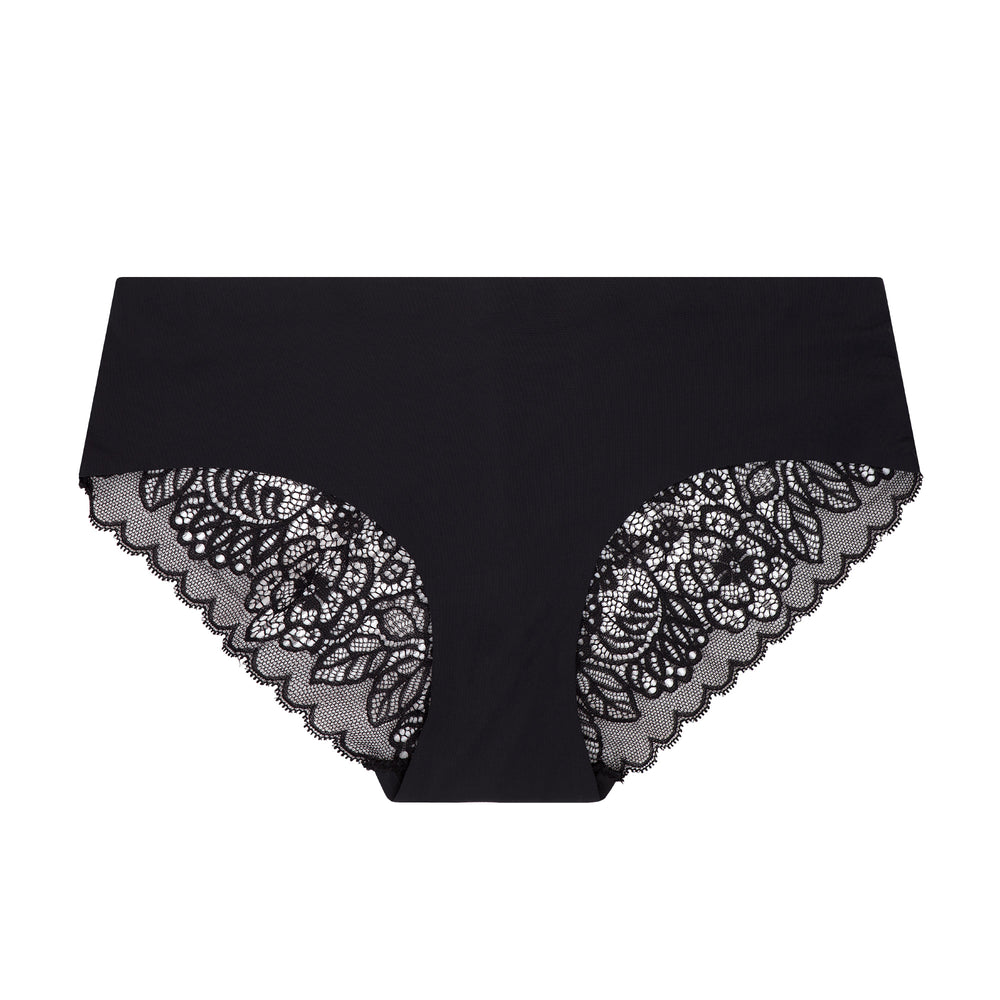 Dropship Rene Rofe Crotchless Lace Side Tie Boyleg Panty Black S/M to Sell  Online at a Lower Price