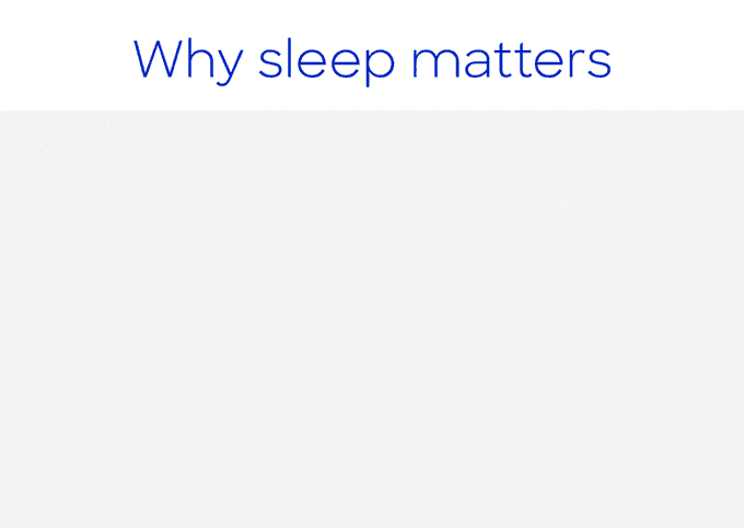 Why sleep matters