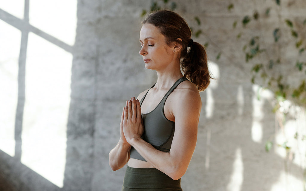 Woman doing yoga