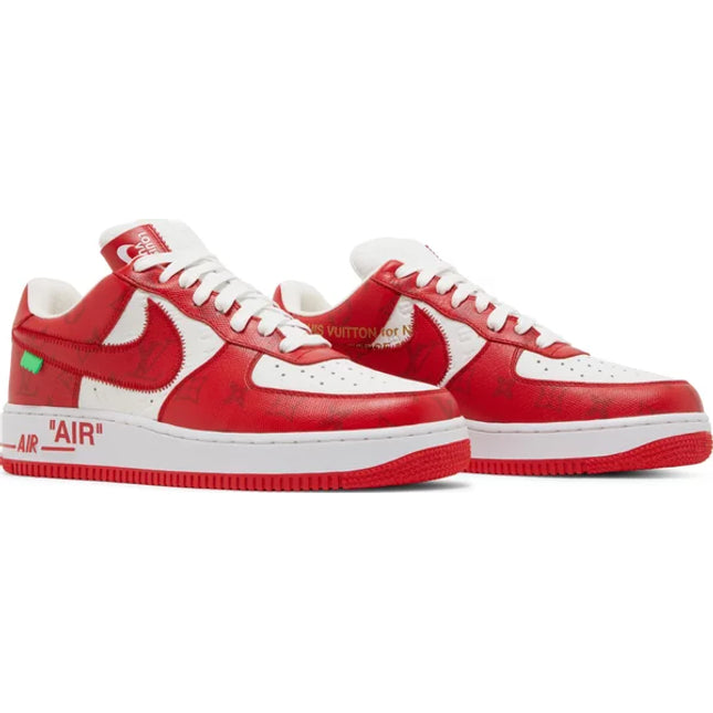 Louis Vuitton x Air Force 1 Low 'White Comet Red' – 21 Exclusive Brand LLC.