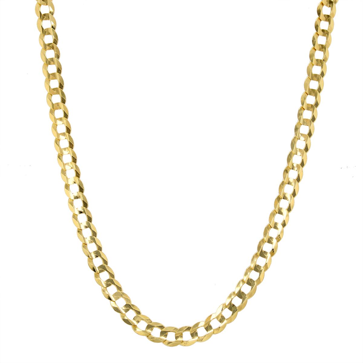 REEDS Yellow Gold Solid Classic Mariner Chain Necklace | 1.7mm | Bridge  Street Town Centre