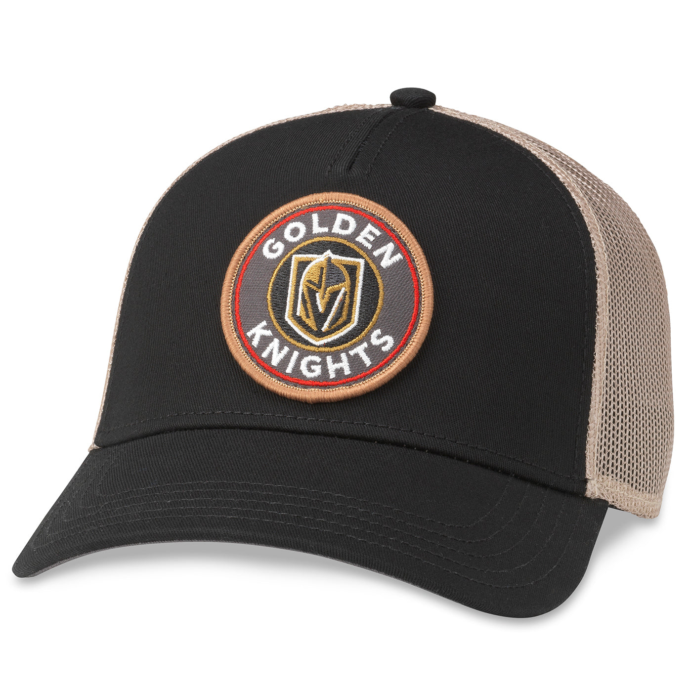 American Needle Vegas Golden Knights Black Iconic Slouch Adjustable Hat