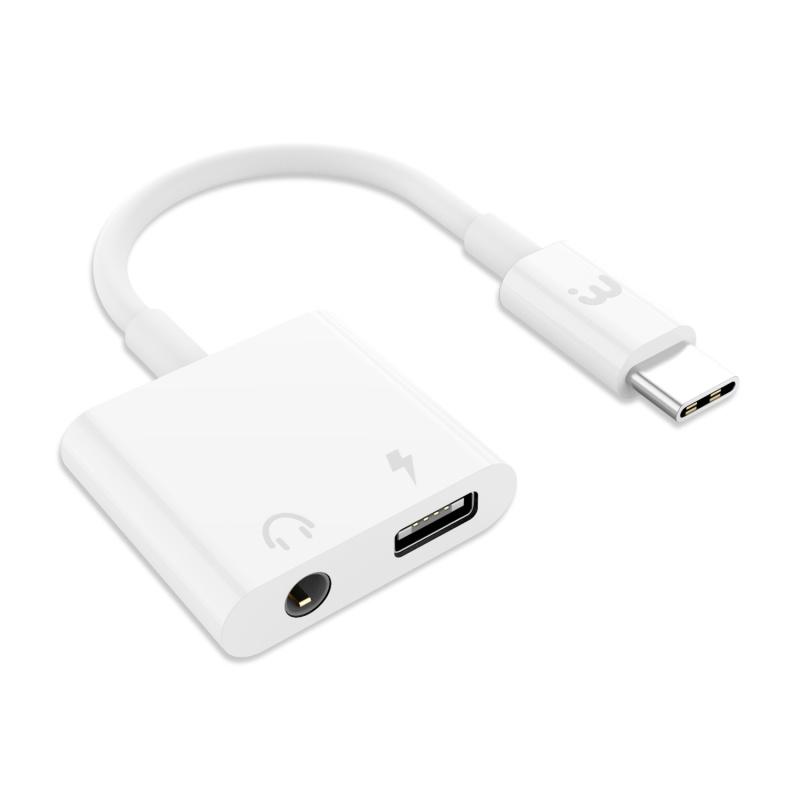 2-in-1 USB-C Jack | Adapters and Chargers