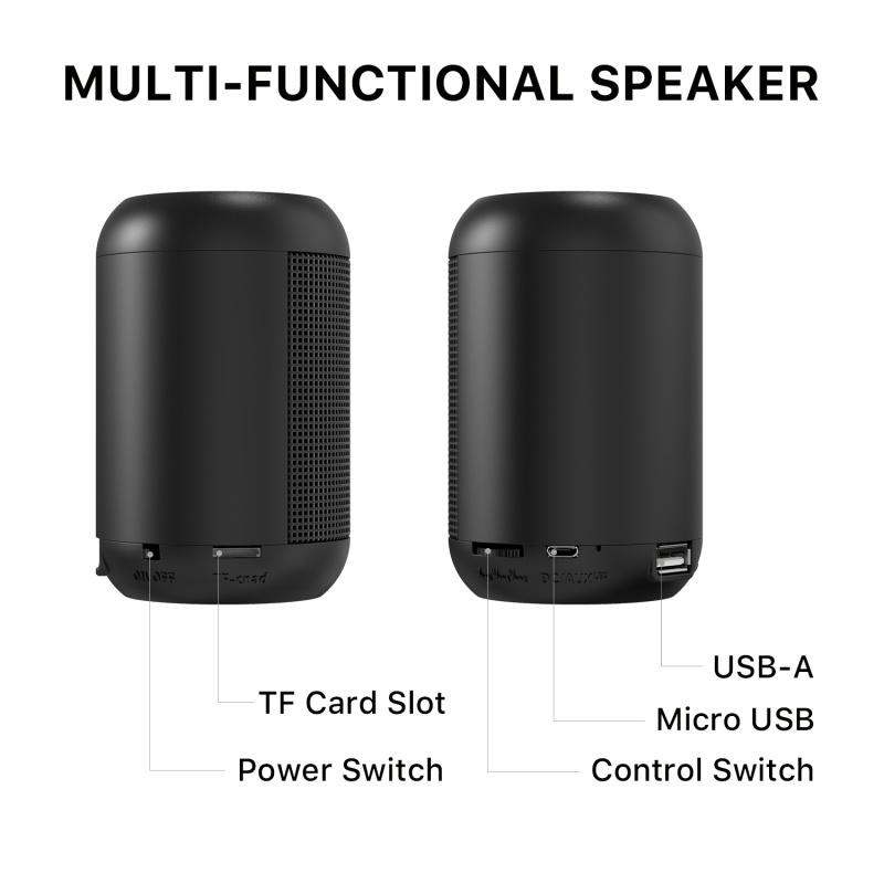 Paar tegel beloning Elektro Mini LED Bluetooth Portable Speaker | MyBat Pro