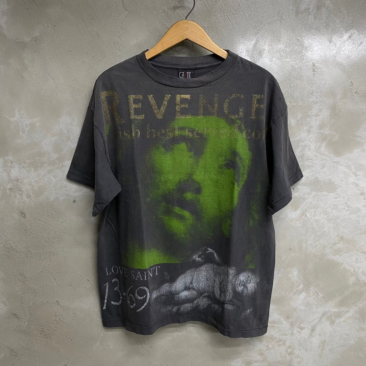 肩幅約58SAINT MICHAEL BerBerJin SS REVENGE TEE