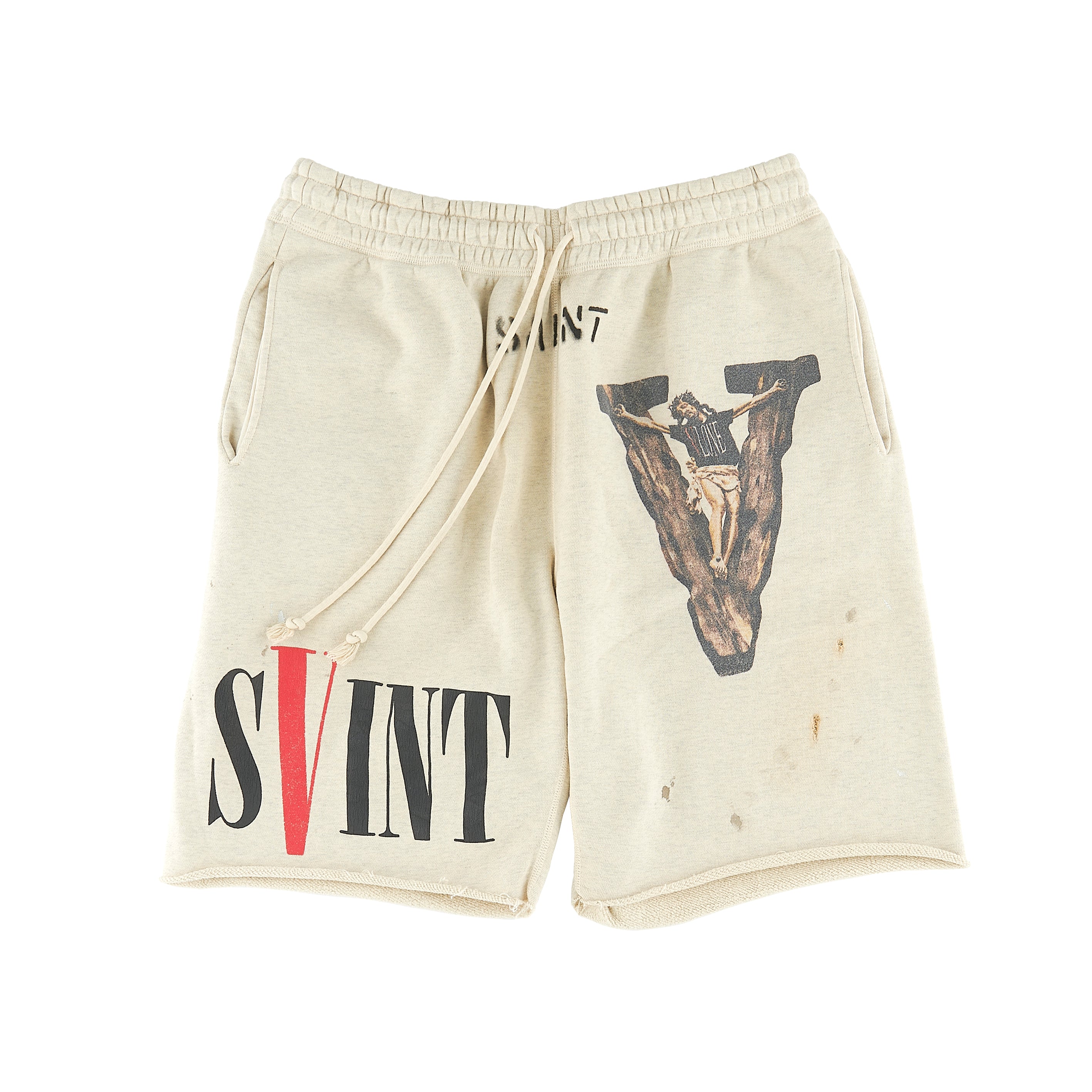 SAINT MICHAEL SWEAT SHORT PANTS ' VLONE ' / Saint Michael