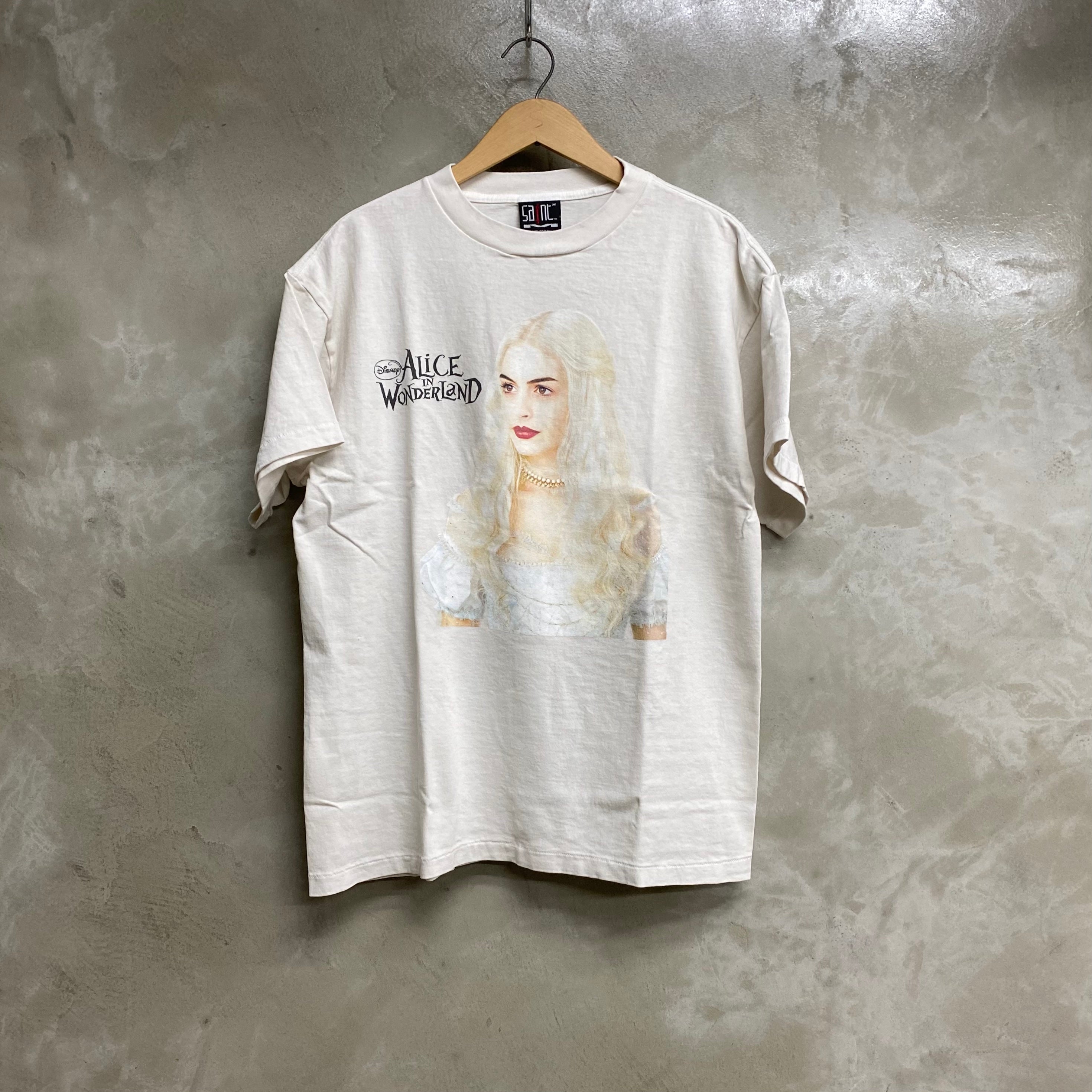 SAINT MICHAEL × Disney SHORT SLEEVE T-SHIRT ' WHITE QN ' -COLLABORATION- /  Saint Michael