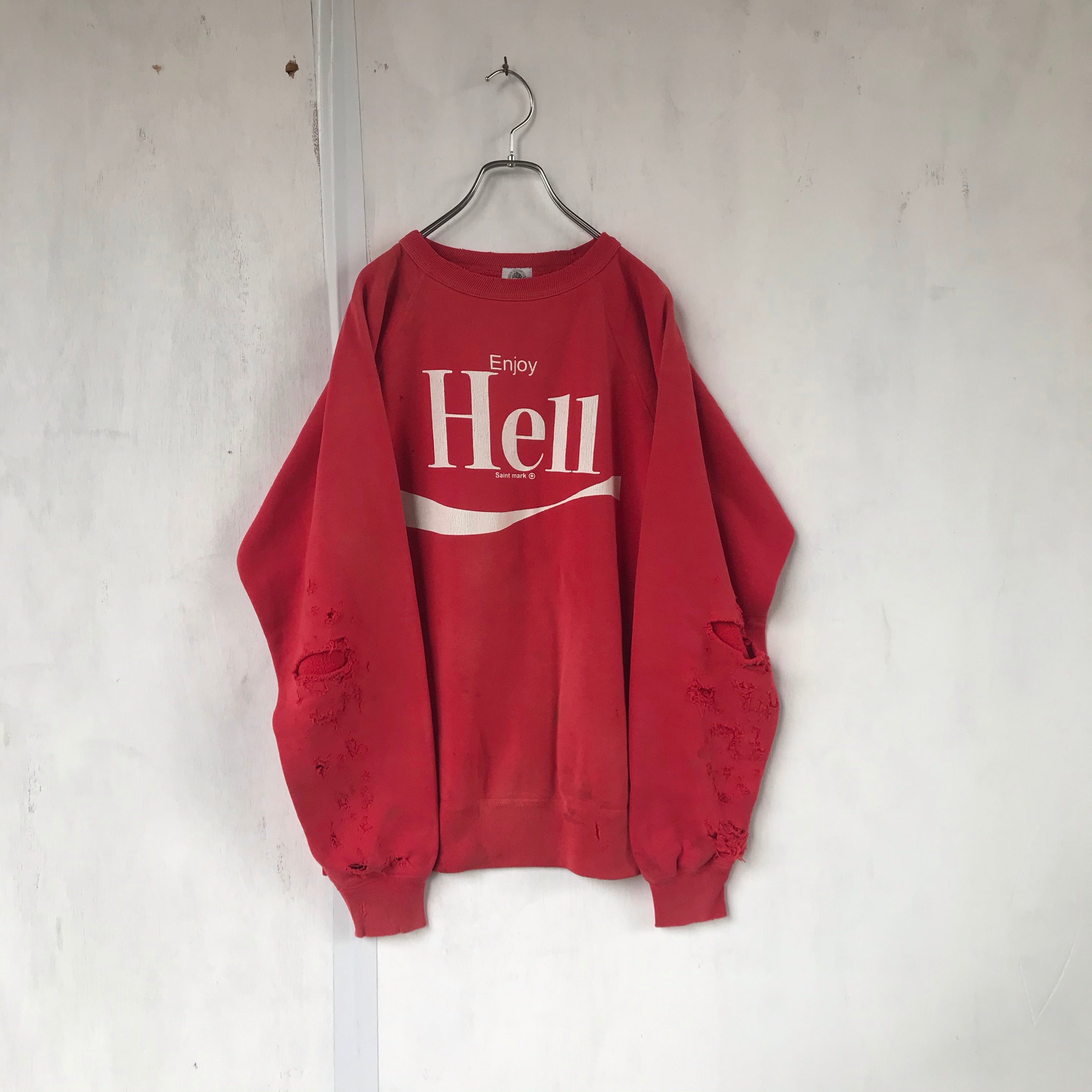 未使用品 SAINT MICHAEL セントマイケル 21AW ENJOY HELL ヴィンテージ