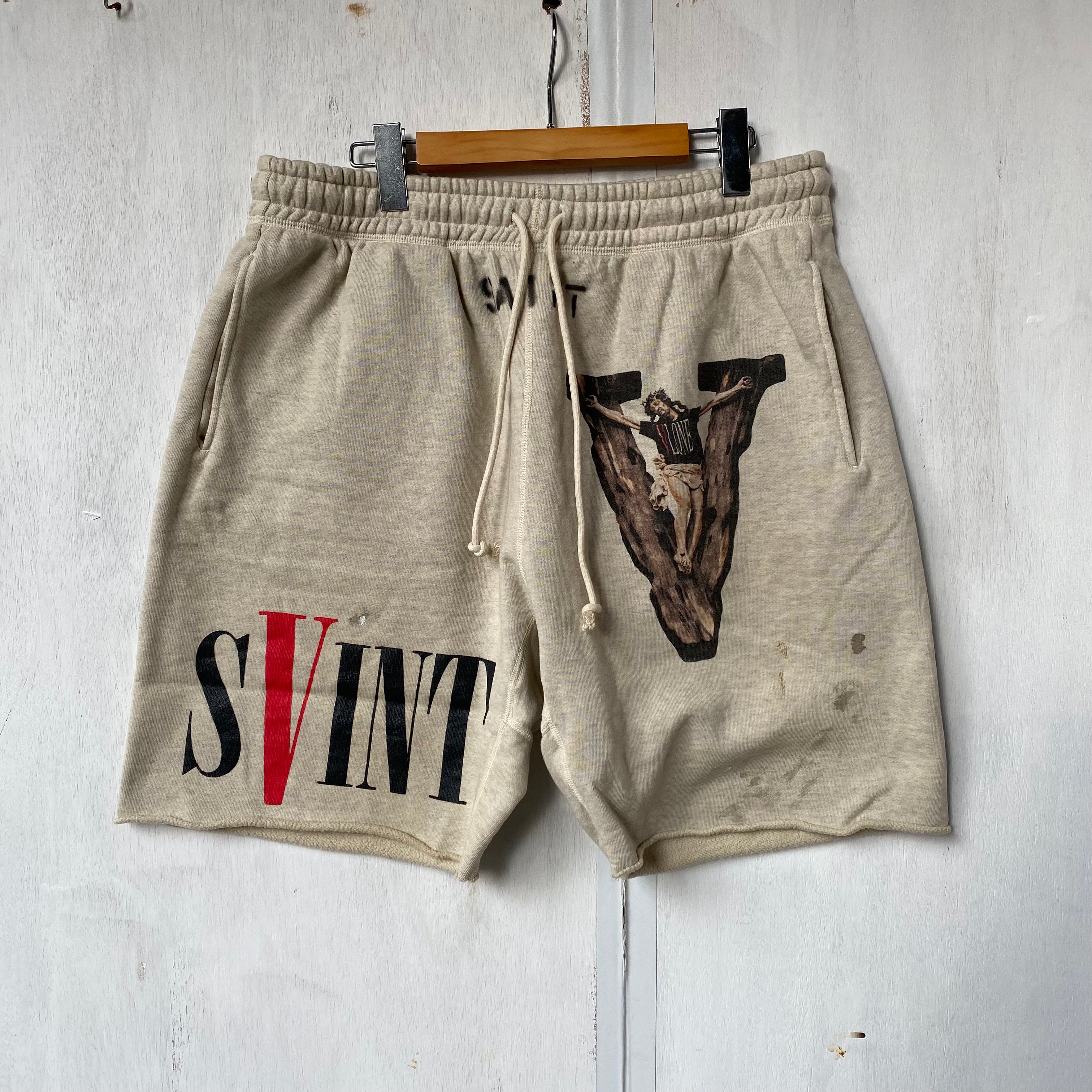 組み合わせ自由自在 SAINT MICHAEL SM15 SWEAT SHORT PANTS - 通販