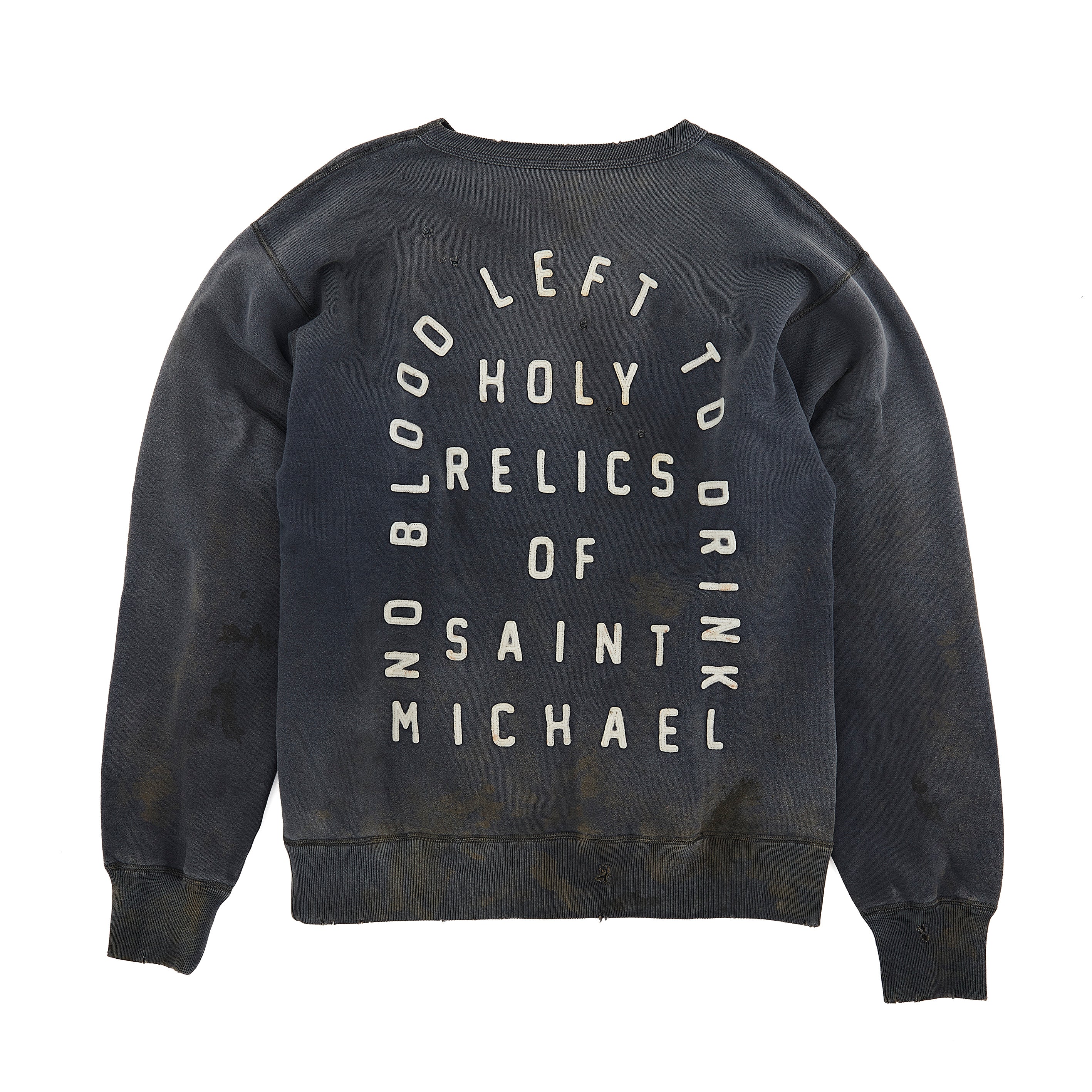 史上最も激安 SAINT MICHAEL SWEAT SHIRT FELT Lサイズ トレーナー