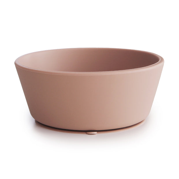 Mushie Silicone Suction Bowl - Blush freeshipping - Tots of Crown