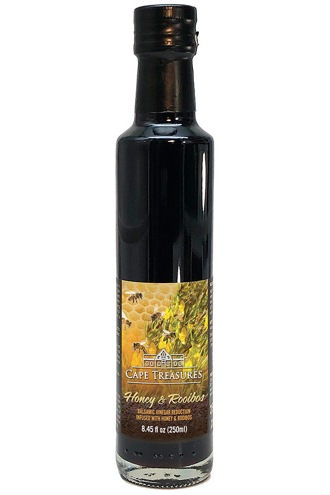 Cape Treasures Infused Balsamic Vinegar Reduction - Honey & Rooibos ...
