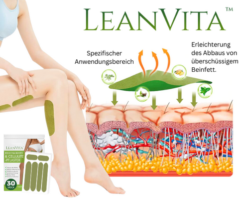 LeanVita™ Beinschlankheits- & Cellulite-Pflaster