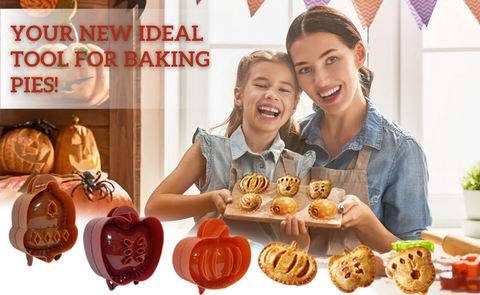 quiche™ One Press Halloween Pie Molder