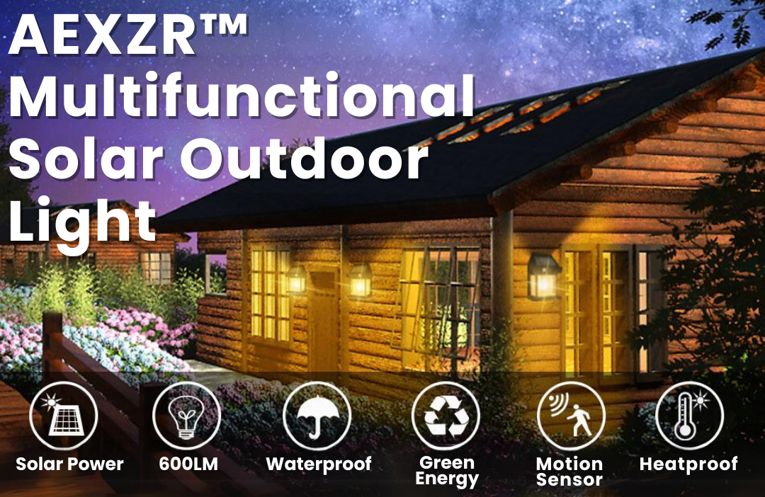 AEXZR™ Multifunctional Solar Outdoor Light