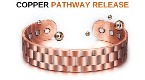 Pure Copper Super Magnetic Therapy Bio Negative Ion Bracelet 