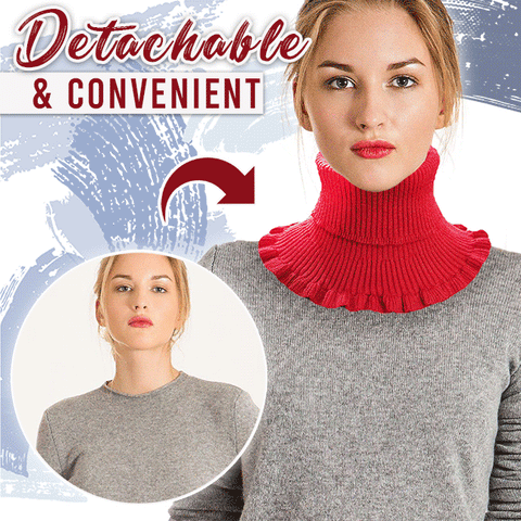 Cozy Knitted Dickey Collar

