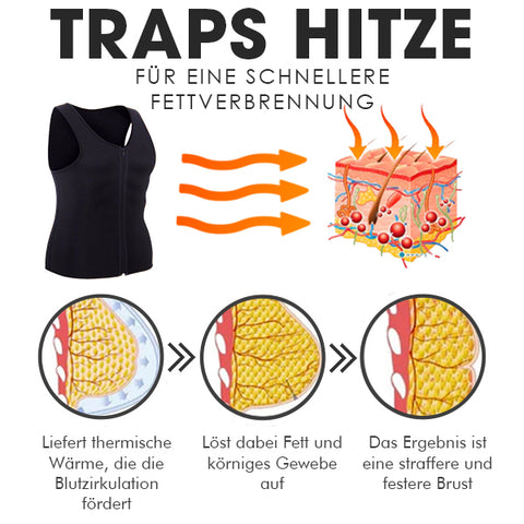 FitPro™ Gynäkomastie-Kompressions-Reißverschlussweste