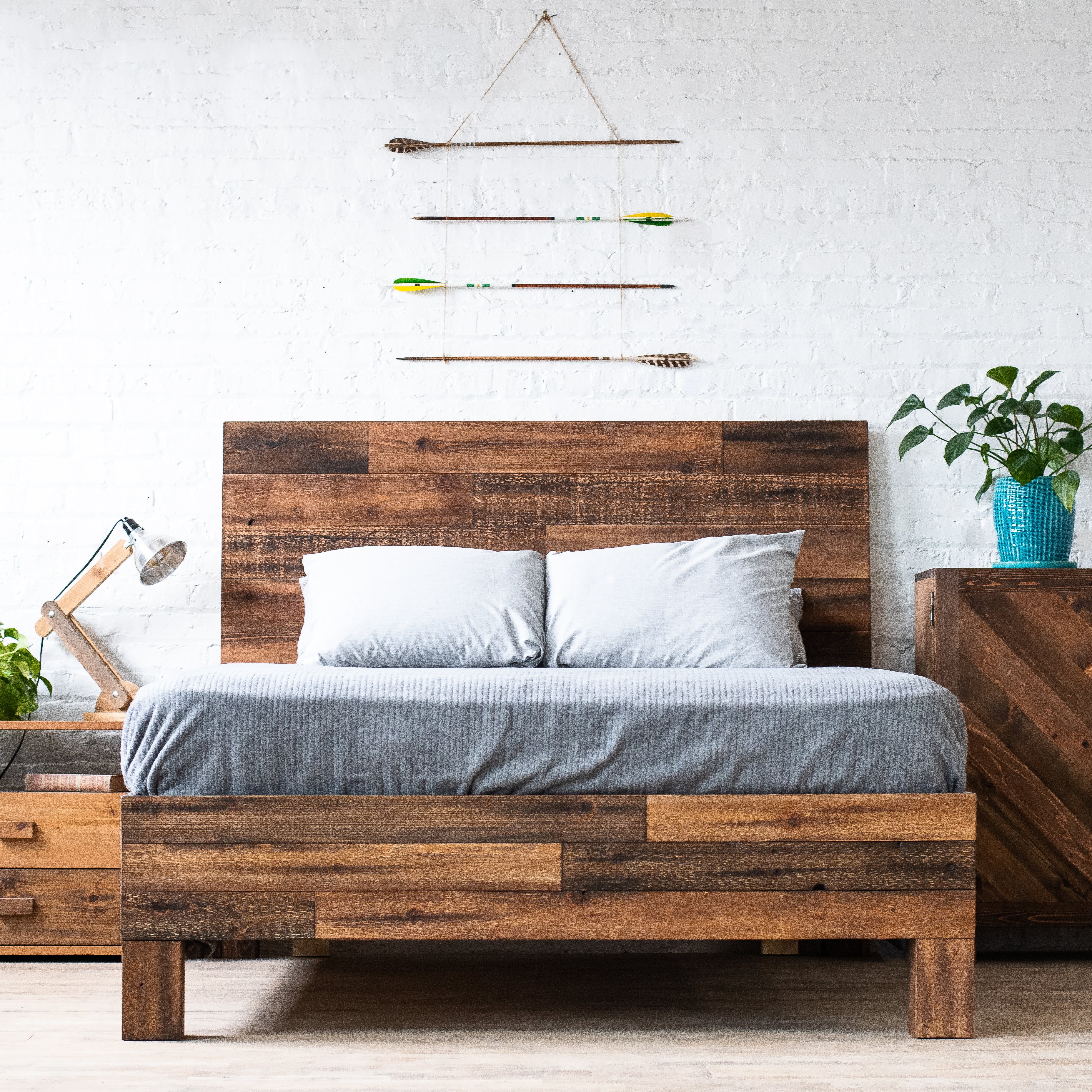 The Homestead Bed Rustic Barnwood Reclaimed Bed Repurposed Timber Urban Billy