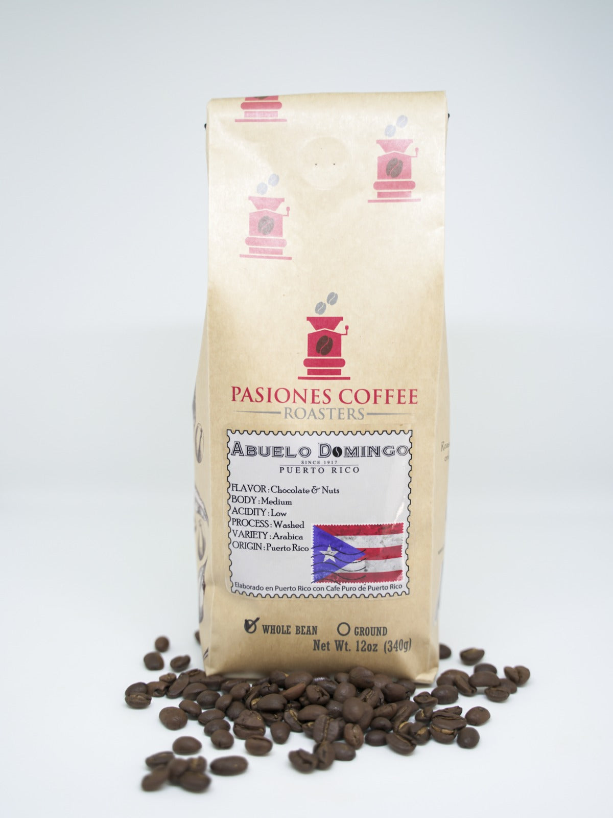 Abuelo Domingo Adjuntas Puerto Rico Pasiones Coffee Roasters