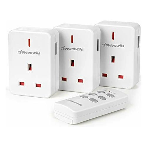 Dewenwils 3pack Outdoor Indoor Wireless Remote Control Outlet